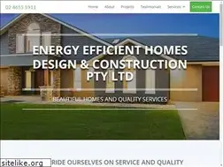 Sites similar to energyefficienthomes.com.au