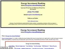 Sites similar to energyinvestmentbanking.com