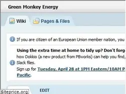 Sites similar to energymonkey.pbworks.com