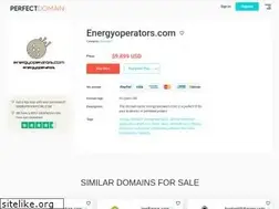 Sites similar to energyoperators.com