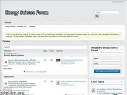 Sites similar to energyscienceforum.com