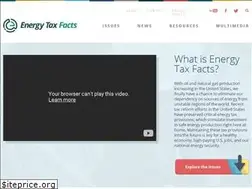 Sites similar to energytaxfacts.com