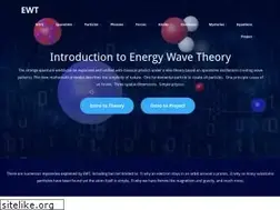 Sites similar to energywavetheory.com