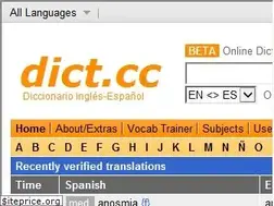 Sites similar to enes.dict.cc