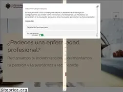 Sites similar to enfermedadprofesional.com