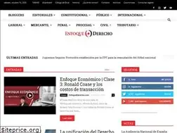 Sites similar to enfoquederecho.com