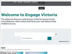 Sites similar to engage.vic.gov.au