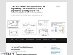 Sites similar to engineeringexcelspreadsheets.com