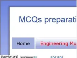Sites similar to engineeringmcqs.blogspot.in