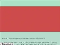 Sites similar to engineeringsymposiumrochester.com
