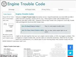Sites similar to enginetroublecode.com