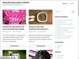 Sites similar to english-bulldogforum.de