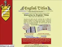 Sites similar to english-titles.co.uk