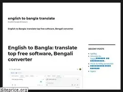 Sites similar to english-to-bangla-translate.com
