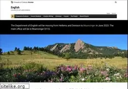Sites similar to english.colorado.edu