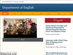 Sites similar to english.nd.edu