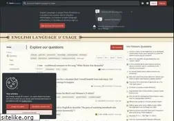 Sites similar to english.stackexchange.com