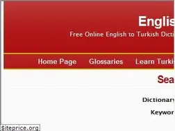 Sites similar to english2turkish.com