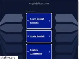 Sites similar to english4top.com