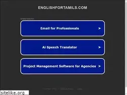 Sites similar to englishfortamils.com