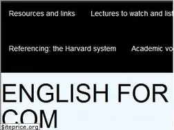Sites similar to englishforuniversity.com