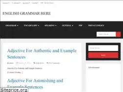 Sites similar to englishgrammarhere.com