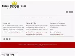 Sites similar to englishheritagehomesoftexas.com