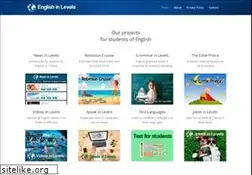 Sites similar to englishinlevels.com