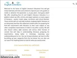 Sites similar to englishliterature.education