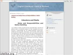 Sites similar to englishliteratureviewsreviews.blogspot.com