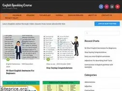 Sites similar to englishspeakingcourse.net