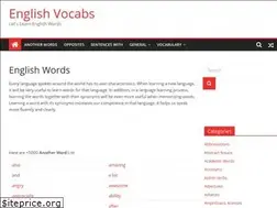 Sites similar to englishvocabs.com
