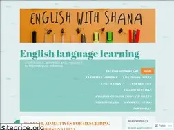 Sites similar to englishwithshana.wordpress.com