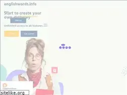 Sites similar to englishwords.info
