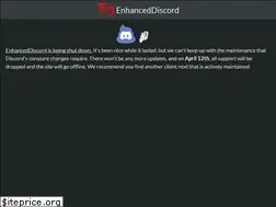 Sites similar to enhanceddiscord.com