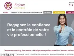 Sites similar to enjeuxcarriere.com