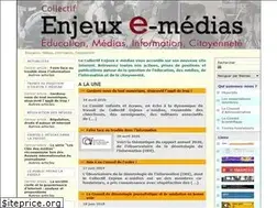 Sites similar to enjeuxemedias.org