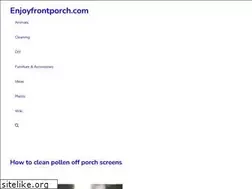 Sites similar to enjoyfrontporch.com