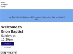 Sites similar to enonbaptistchurch.org