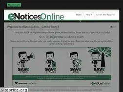 Sites similar to enoticesonline.com