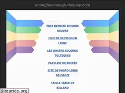 Sites similar to enoughisenough-theplay.com