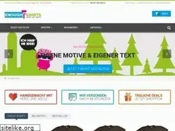 Sites similar to enoughshirts.de