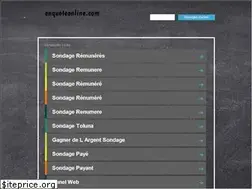 Sites similar to enqueteonline.com