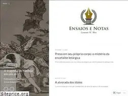 Sites similar to ensaiosenotas.com