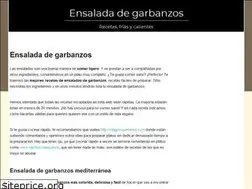 Sites similar to ensaladadegarbanzos.info