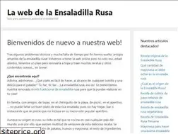 Sites similar to ensaladillarusa.net
