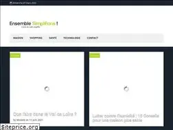 Sites similar to ensemble-simplifions.fr