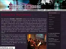 Sites similar to ensemblehorizonte.de