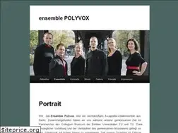 Sites similar to ensemblepolyvox.de