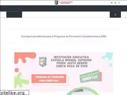 Sites similar to enspedrojustoberrio.edu.co